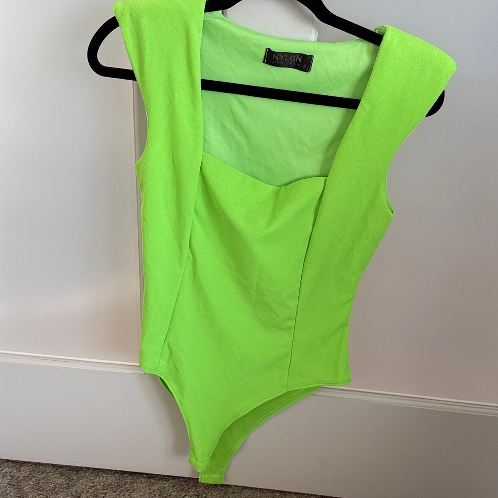 Neon Green Body Suit